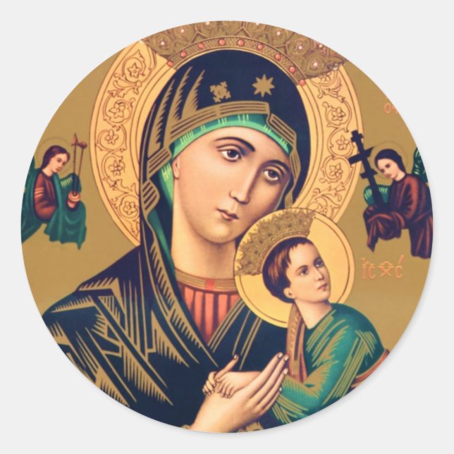 Our Lady of Perpetual Help Stickers (Front)