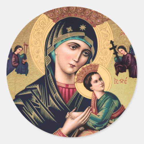 Our Lady of Perpetual Help Stickers