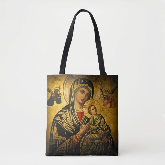 Our Lady of Perpetual Help Tote Bag (Front)