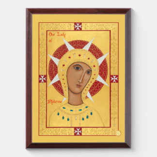 Our Lady of Philermo Icon Plaque