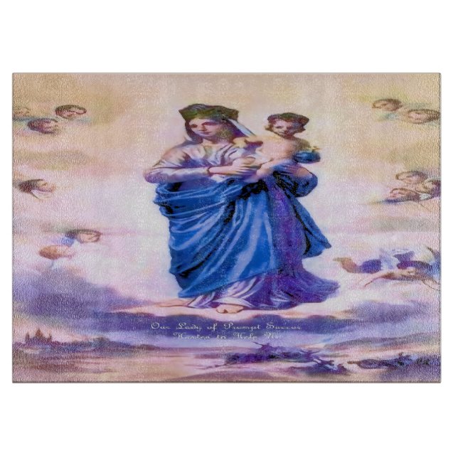Our Lady of Prompt Succor Cutting Board (Front)