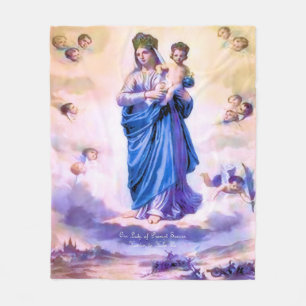 Our Lady of Prompt Succor Fleece Blanket