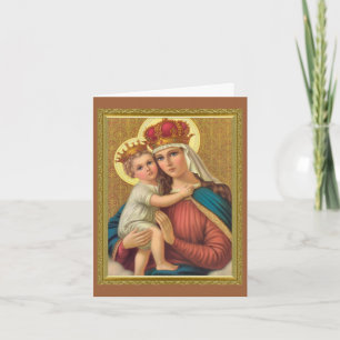 OUR LADY OF REMEDY DEVOTIONAL IMAGE CARD