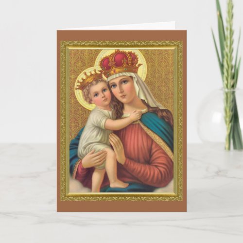 OUR LADY OF REMEDY DEVOTIONAL IMAGE  CARD