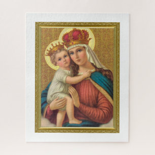 OUR LADY OF REMEDY DEVOTIONAL IMAGE  JIGSAW PUZZLE