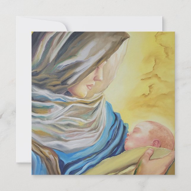Our Lady of Silence holding baby Jesus (Front)