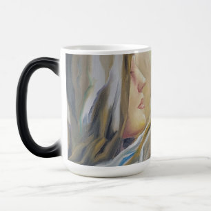 Our Lady of Silence holding baby Jesus Color Morph Mug