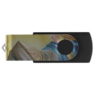 Our Lady of Silence holding baby Jesus Flash Drive