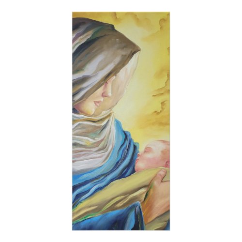 Our Lady of Silence holding baby Jesus Rack Card