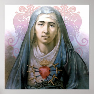 Our Lady of Sorrows Altar Poster
