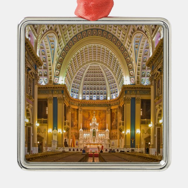 Our Lady of Sorrows Basilica National Shrine Metal Ornament (Front)