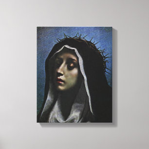 OUR LADY OF SORROWS CANVAS PRINT