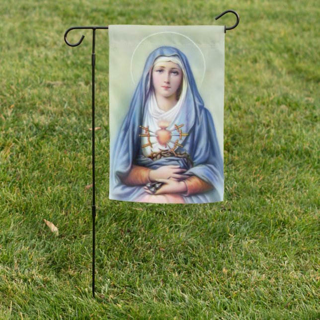 Our Lady of Sorrows Garden Flag (In SItu)