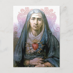 Our Lady of Sorrows Holy Card