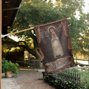 Our Lady Of Sorrows Painting House Flag