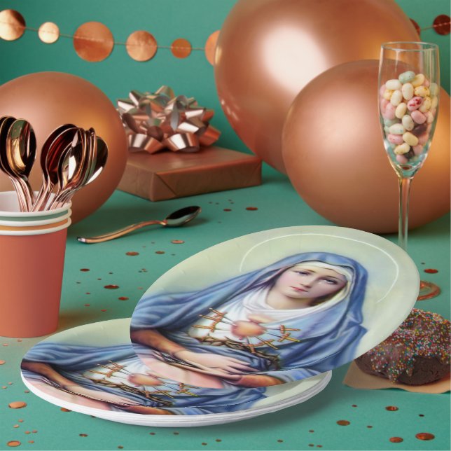 Our Lady of Sorrows Paper Plates (Multi)