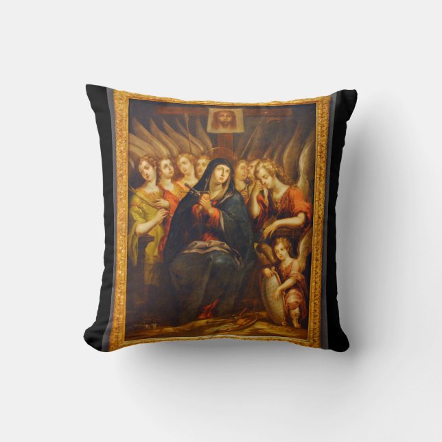 Our Lady of Sorrows Pillow (Front)