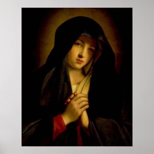 Our Lady of Sorrows Virgin Mary _ Dolorosa Poster