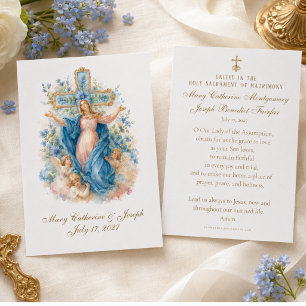 Our Lady of the Assumption Catholic Wedding Prayer