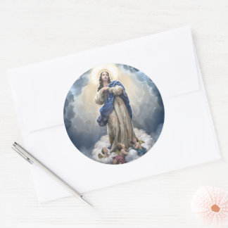 Our Lady of the Assumption Classic Round Sticker
