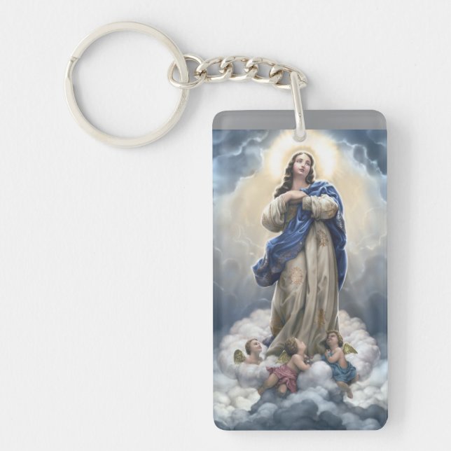 Our Lady of the Assumption Keychain (Front)