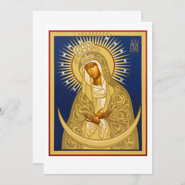 Our Lady of the Gate of Dawn Invitation (Front/Back)