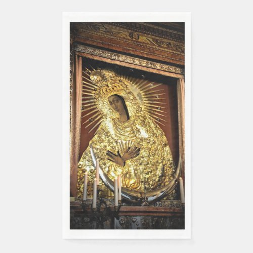 Our Lady of the Gate of Dawn Madonna Guest Towel 