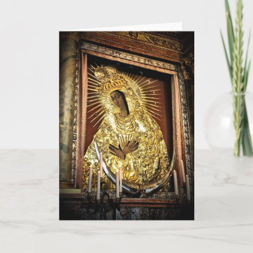 Our Lady of the Gate of Dawn Vilnius card blank 