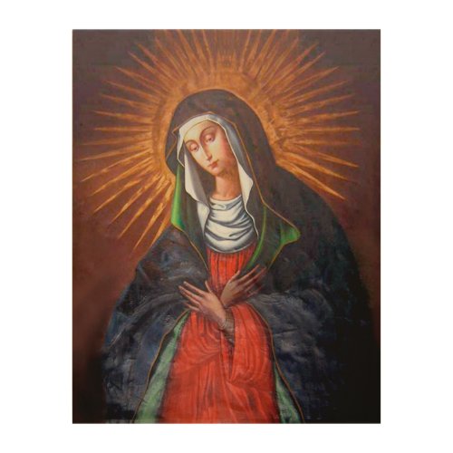 Our Lady of the Gate of Dawn Wood Wall Art
