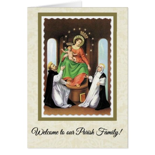 Our Lady of the Holy Rosary Welcome to the Parish (Front)