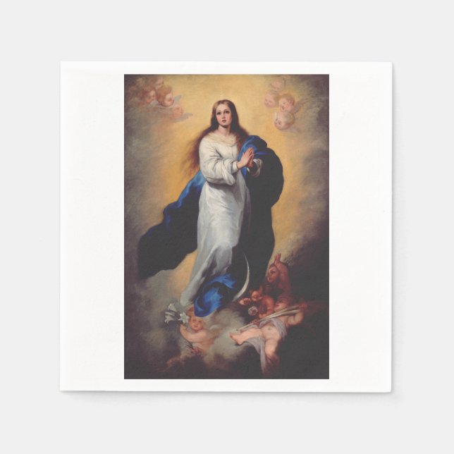 Our Lady of the Immaculate Conception Napkins (Front)