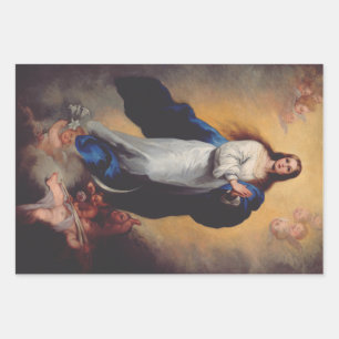 Our Lady of the Immaculate Conception Wrapping Paper Sheets