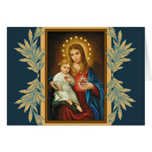 Our Lady of the Immaculate & Sorrowful Heart Mary (Front Horizontal)