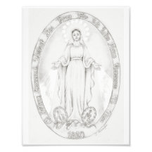 "Our Lady of the Miraculous Medal" Devotional Art