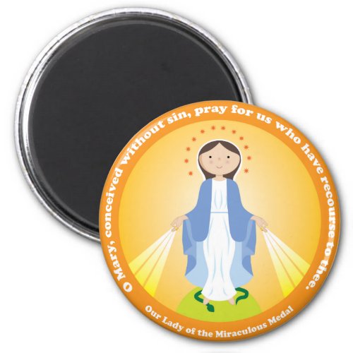 Our Lady of the Miraculous Medal Magnet