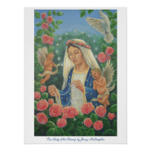 'Our Lady of the Rosary' by Jenny McLaughlin