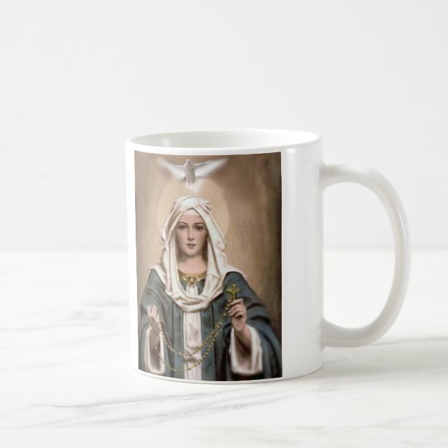 OUR LADY OF THE ROSARY COFFEE MUG (Right)