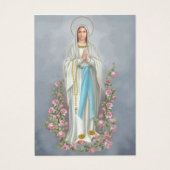 Our Lady of the Rosary Lourdes Memorare Prayer (Front)