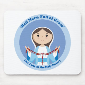 Our Lady of the Rosary Mouse Pad