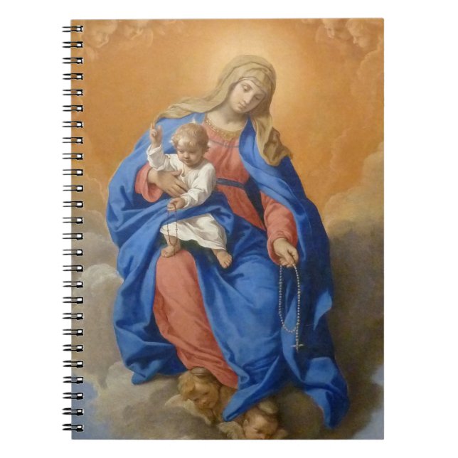 Our Lady Of The Rosary Notebook (Front)