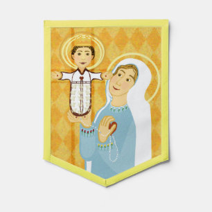Our Lady of the Rosary Pennant