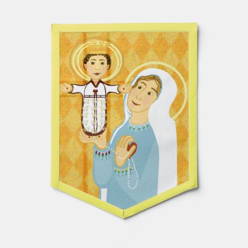 Our Lady of the Rosary Pennant