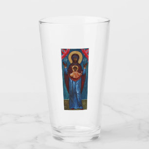Our Lady of the Sign Eternal Light Art Print Glass