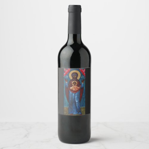 Our Lady of the Sign Wine Label