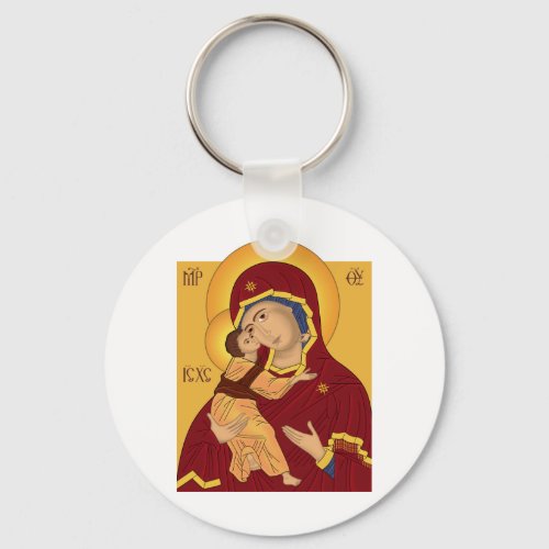 Our Lady of the Vladimir Keychain