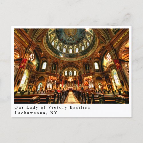 Our Lady of Victory Basilica Lackawanna NY Postcard