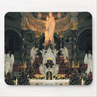 Our Lady of Victory Basilica Main Altar -Christmas Mouse Pad
