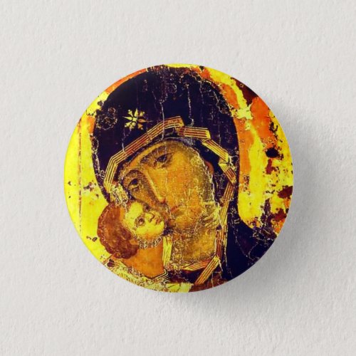 Our Lady of Vladimir Button