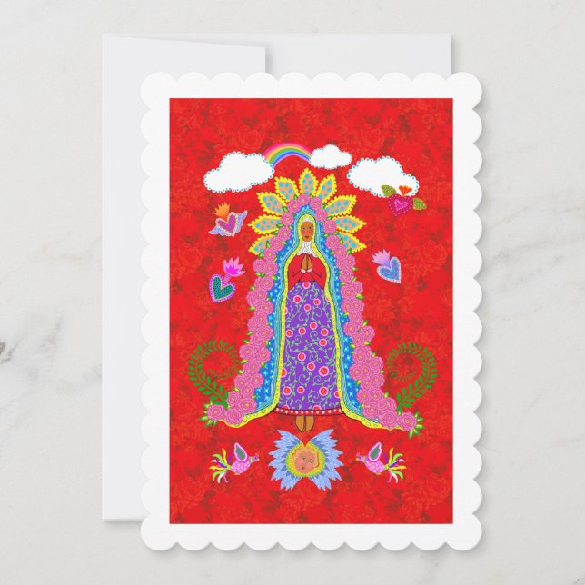 Our Lady Pablo Casals Flat Note Card (Front)