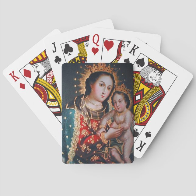 OUR LADY REFUGE OF SINNERS POKER CARDS (Back)